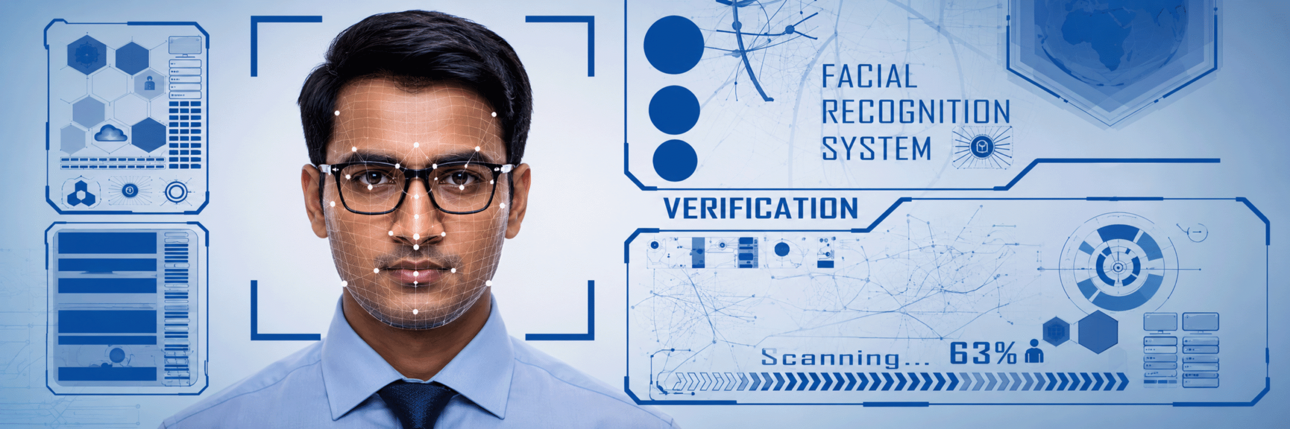 AI-powered face recognition system with real-time identity authentication and security analytics dashboard.